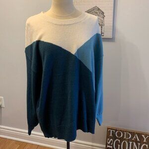 Color Block Heavy Sweater